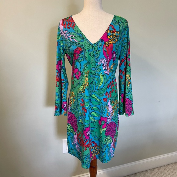 Lilly Pulitzer Shake Your Tailfeather Dress - Size M - Picture 2 of 11